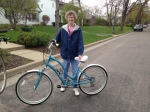 A CVT volunteer donated a lovely woman's bike.