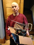 Steve, from St. Paul donated some great gear to share with our clients – lights, a rack, a helmet and leg bands.